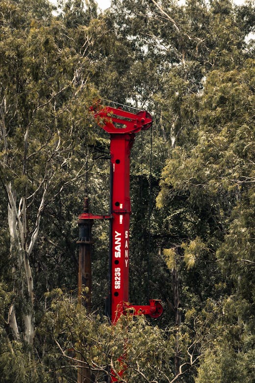 Borehole drilling rig representing public sector equipment supply in Lualaba, DRC